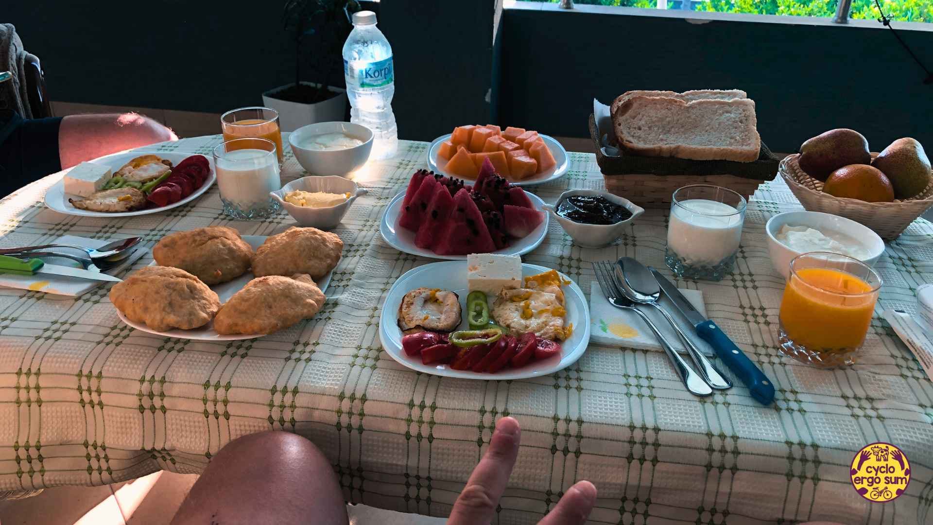 Albania in bici | Colazione albanese