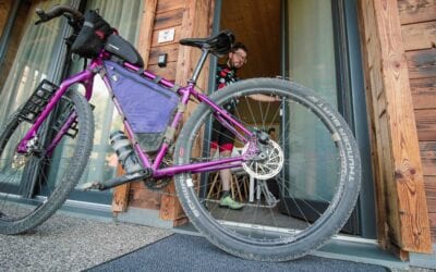 Borsa telaio bikepacking su misura: recensione Kicking Donkey frame bag personalizzata
