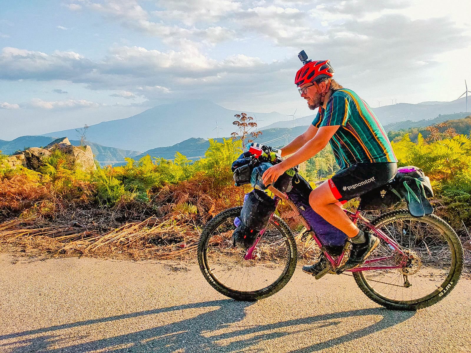borsa telaio bikepacking su misura