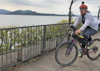 Scarpe gravel CTV | Pedalata sul lago