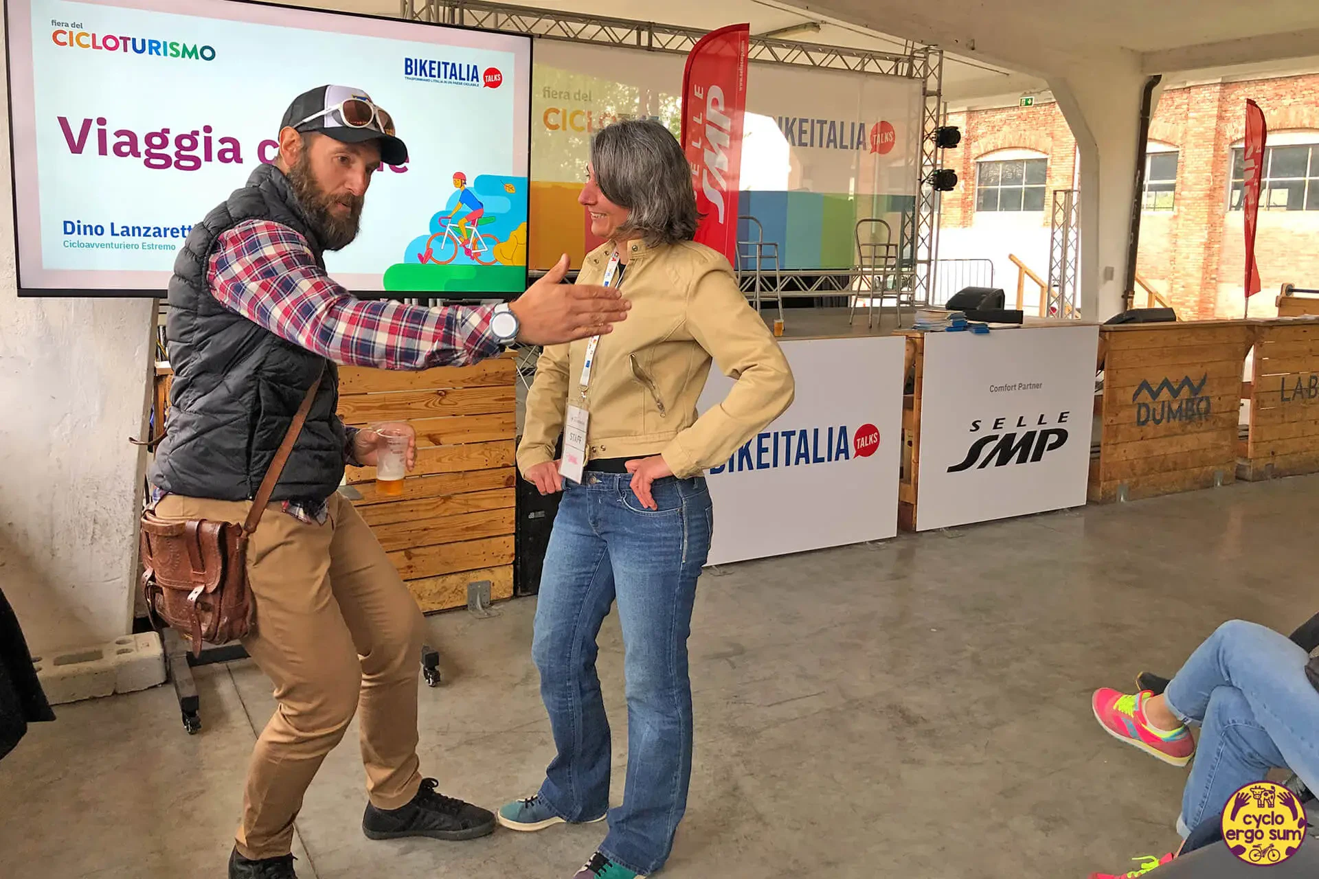 Fiera del Cicloturismo 2023 | Dino Lanzaretti e Pinar Pinzuti Fiera del Cicloturismo 2023 | Dino Lanzaretti e Pinar Pinzuti