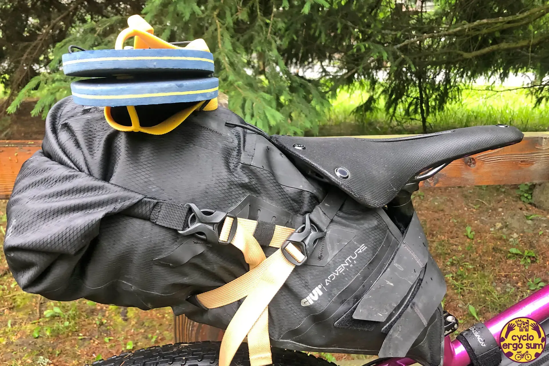 Il mio setup bikepacking | Borsa sottosella GIVI-Bike