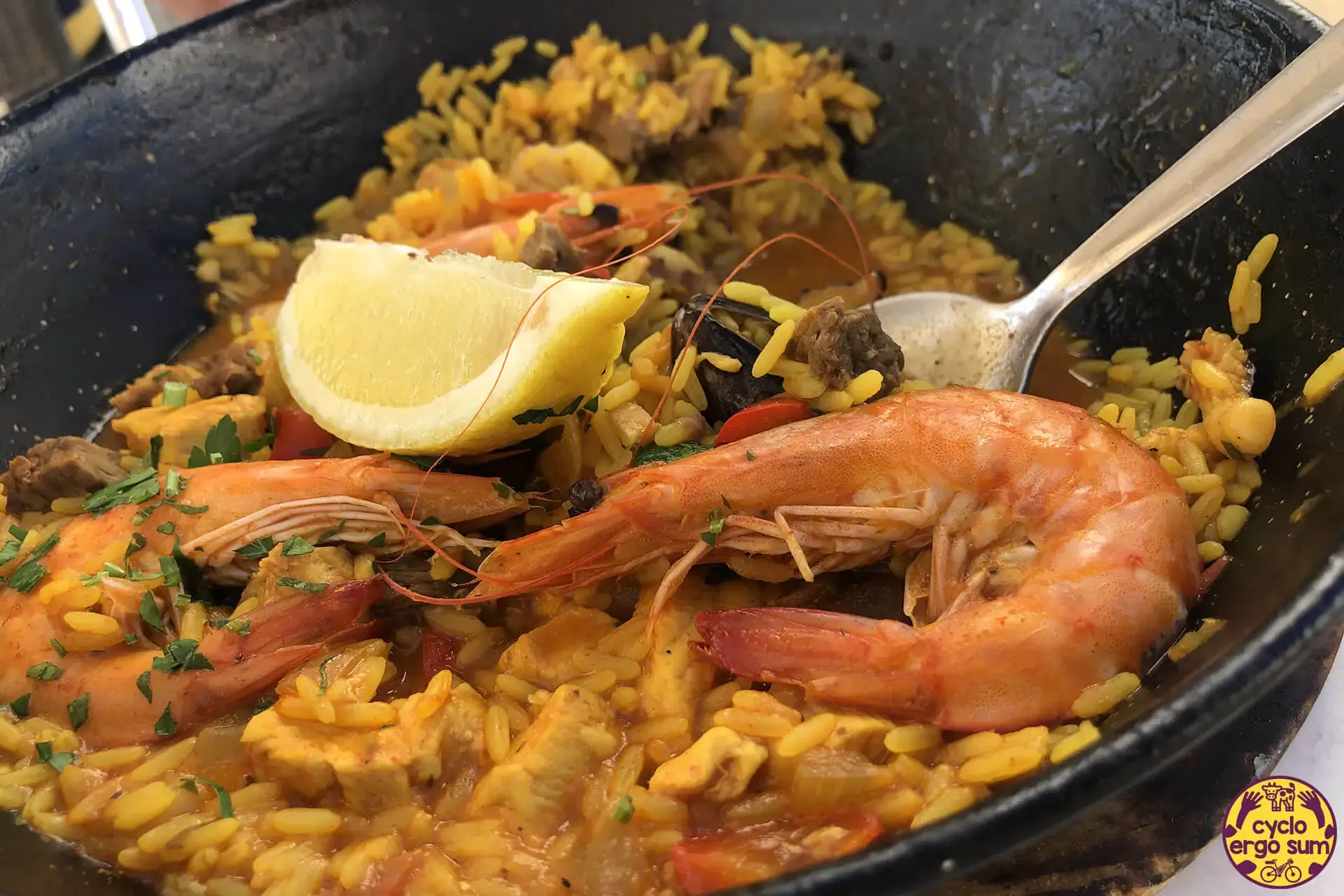 La Graciosa in bici | Paella