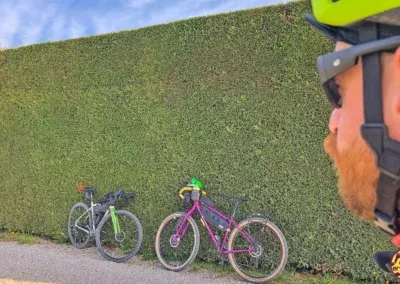 Percorsi gravel in Valpolicella | Siepi regolari