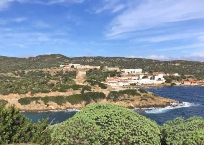 Asinara in bici | Vista su Cala d'Oliva