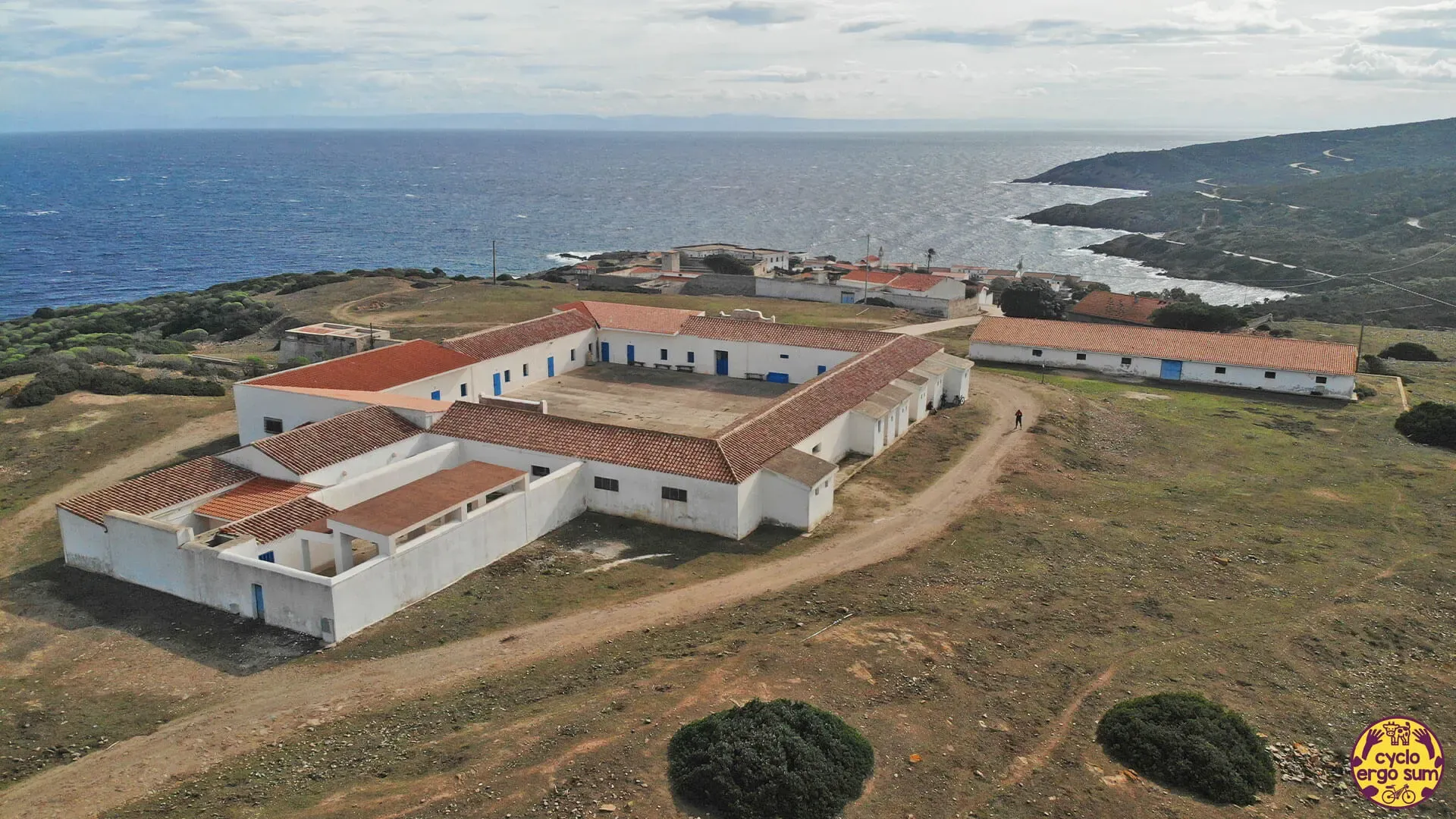 Asinara in bici | Diramazione Centrale dall'alto