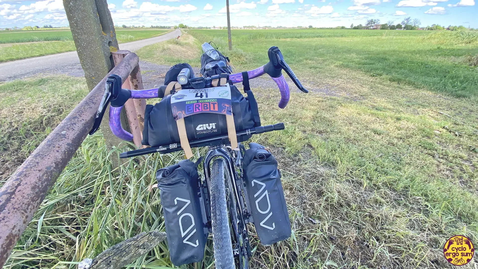 Setup Bikepacking da Trail e Gravel | ERBT fronte Vaya